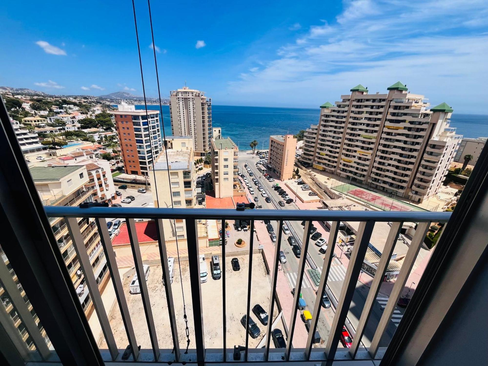 Calpe Apartamento Con Vistas Al Mar Impresionantes A 5 Min De La Playa Aire Wifi Parking Comunitario Kültér fotó
