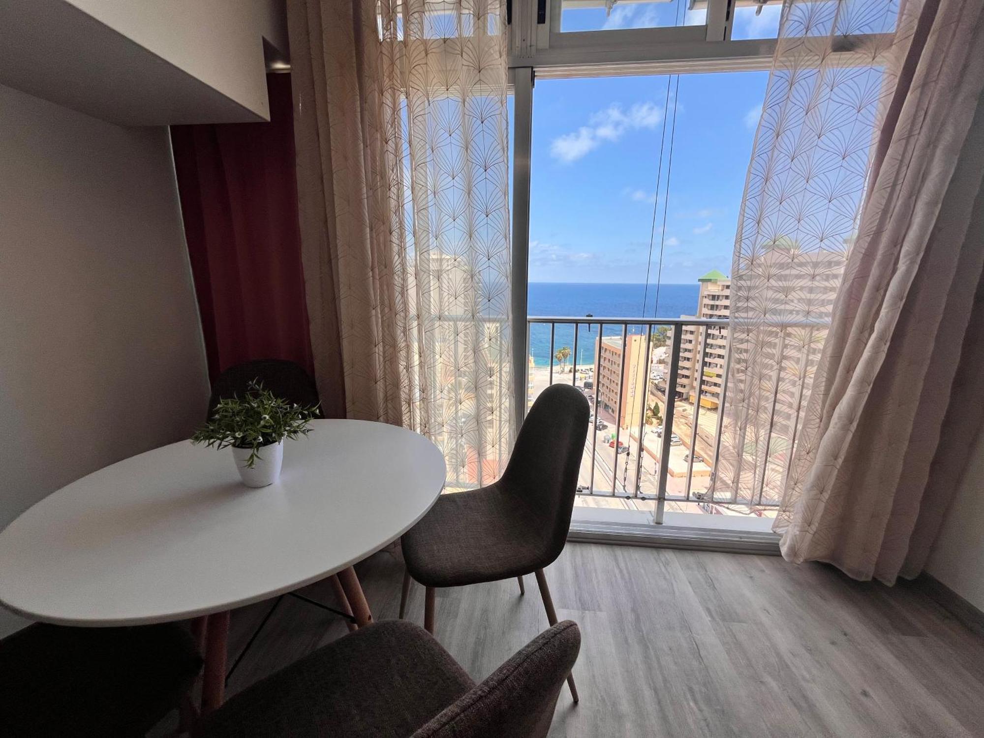 Calpe Apartamento Con Vistas Al Mar Impresionantes A 5 Min De La Playa Aire Wifi Parking Comunitario Kültér fotó